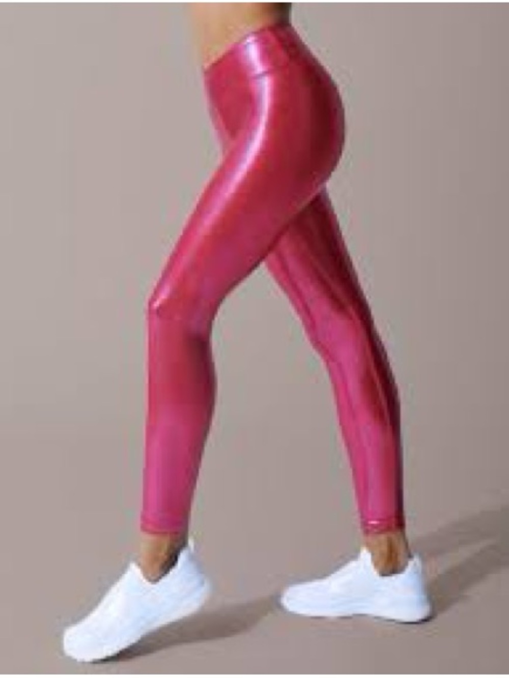 Heroine Sport Metallic Rose High-Waist Leggings NWT